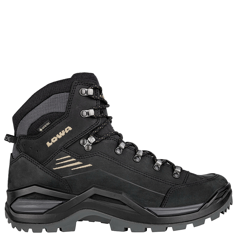 LOWA RENEGADE EVO GTX MID Männlich Erwachsener Schwarz, Sand