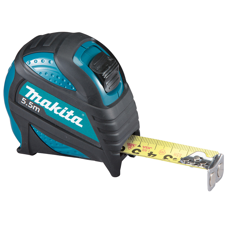 Makita B-57146 Maßband 5,5 m Schwarz, Blau