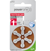 Power One p312 Einwegbatterie Zink-Luft