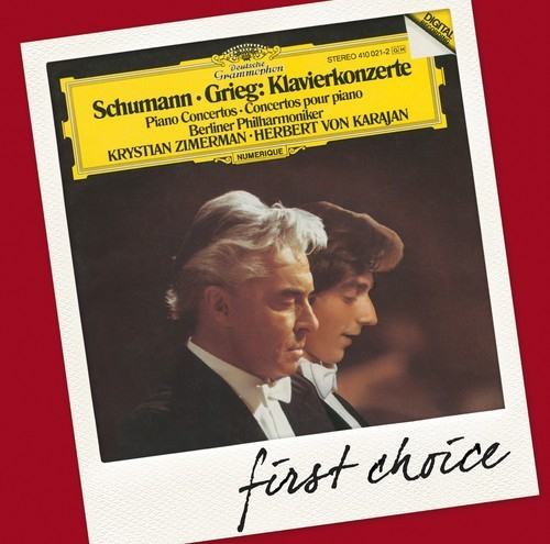 Deutsche Grammophon Grieg, Schumann Piano Concertos / Zimerman Klassisch Krystian Zimerman, Berliner Philharmoniker, Herbert von Karajan
