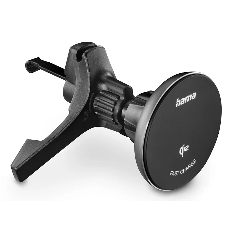 Hama 00201736 Ladegerät für Mobilgeräte Smartphone Schwarz USB Kabelloses Aufladen Schnellladung Auto