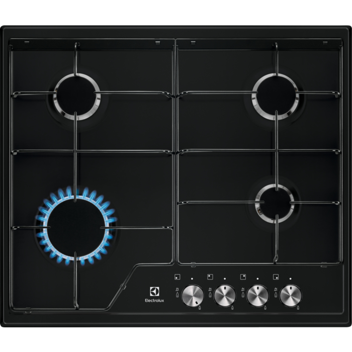Electrolux EGS6424K Schwarz Integriert 60 cm Gaskochfeld 4 Zone(n)