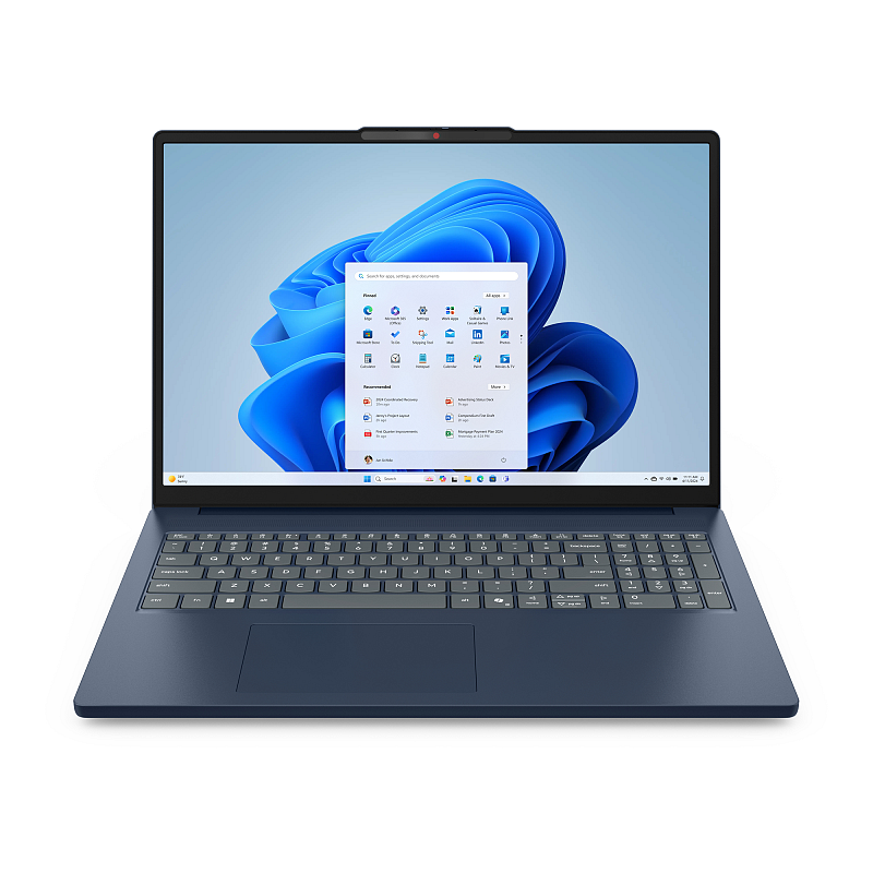 Lenovo IdeaPad Slim 3 16IRH10 Intel® Core™ i5 i5-13420H Laptop 40,6 cm (16") WUXGA 16 GB DDR5-SDRAM 1 TB SSD Wi-Fi 7 (802.11be) Deutsch Blau