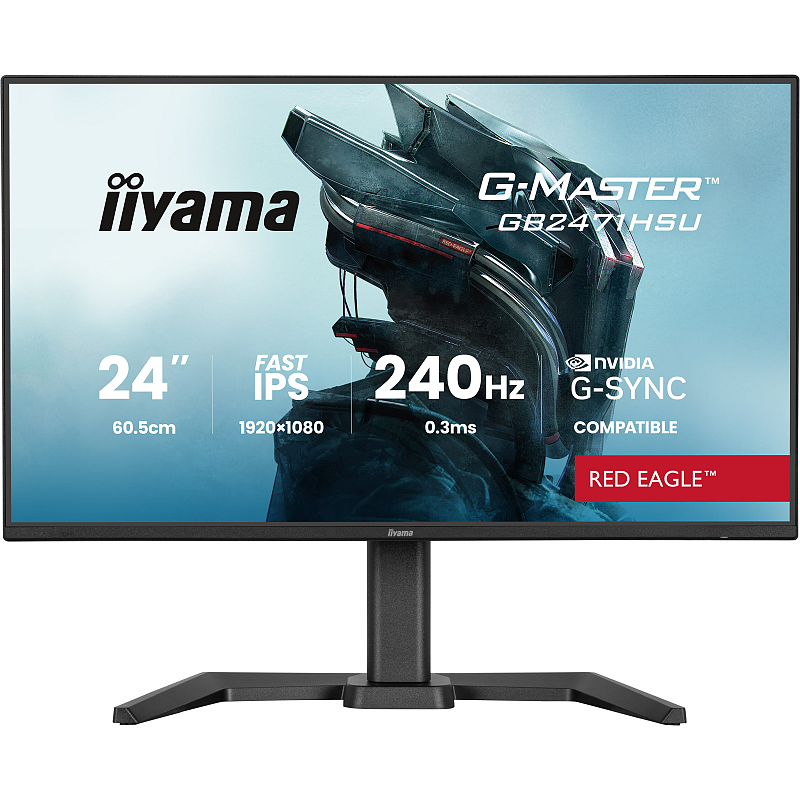 iiyama G-MASTER GB2471HSU-B1 Computerbildschirm 60,5 cm (23.8") 1920 x 1080 Pixel Full HD Schwarz