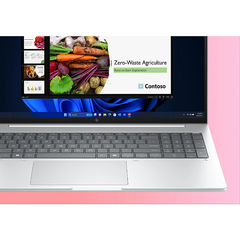 HP EliteBook 8 G1i AI PC Intel Core Ultra 5 225U Laptop 40,6 cm (16") WUXGA 16 GB DDR5-SDRAM 512 GB SSD Wi-Fi 7 (802.11be) Windows 11 Pro Silber