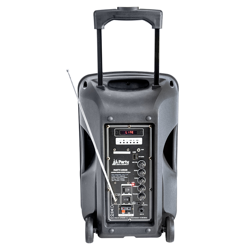 PARTY Light & Sound PARTY-10RGB Tragbarer-/Partylautsprecher Schwarz 400 W