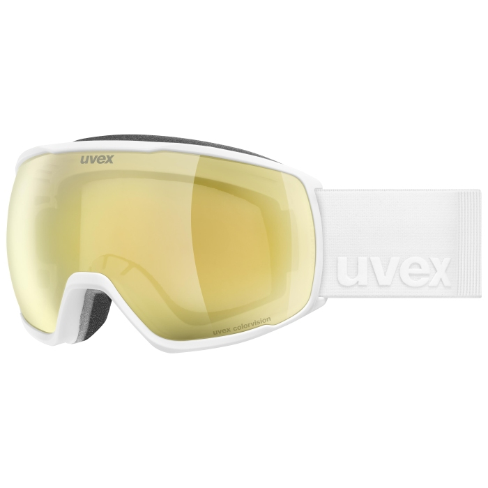 Uvex 5501911530 Wintersportbrille Weiß Unisex Gelb Sphärisches Brillenglas