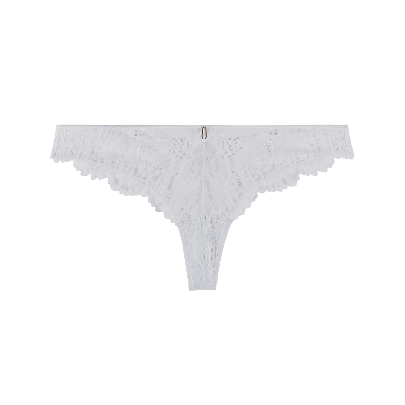 Aubade Flowermania Tanga-Höschen Weiß