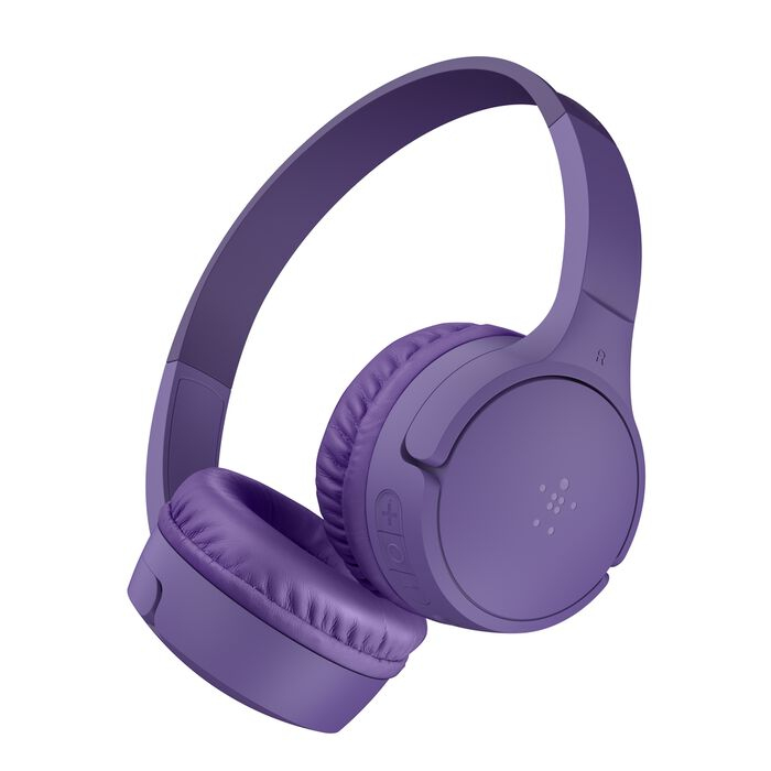 Belkin SoundForm Mini Kopfhörer Verkabelt & Kabellos Kopfband Anrufe/Musik Bluetooth Violett