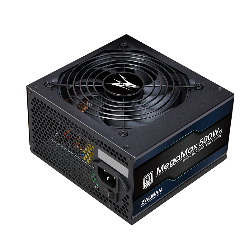 Zalman ZM500-TXII V2 MegaMax 80PLUS 230V EU STANDARD Certified high efficiency PCI-E Netzteil 500 W 20+4 pin ATX Schwarz