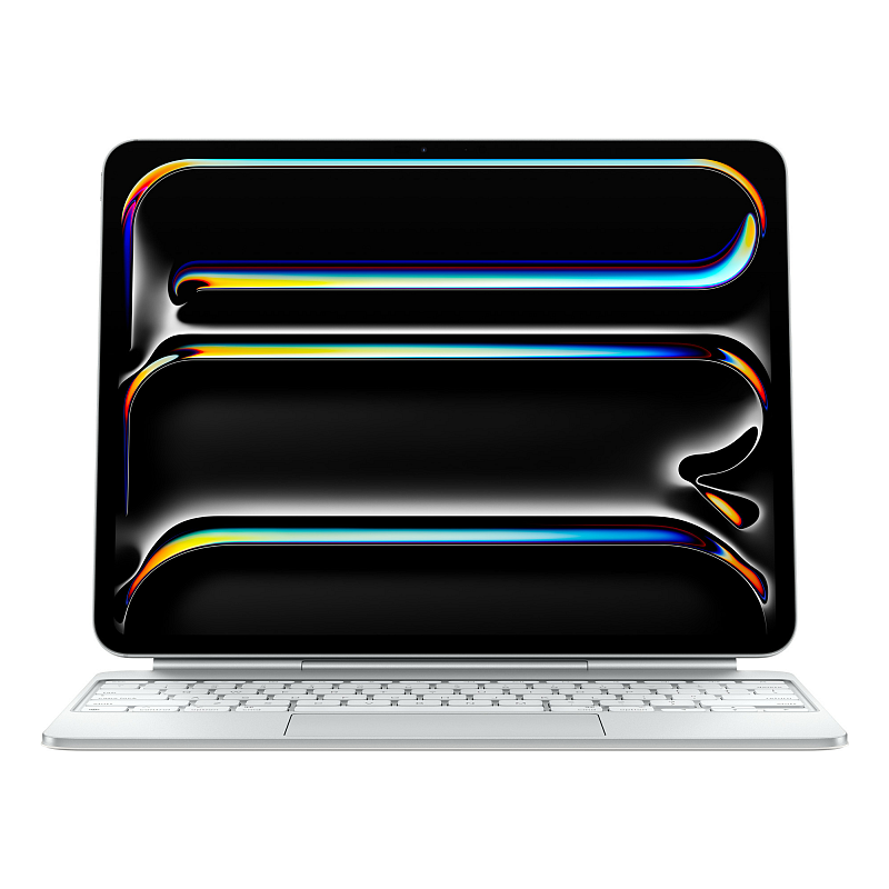 Apple Magic Keyboard für 13" iPad Pro (M4) - Ukrainisch - Weiß