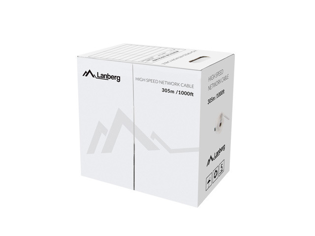 Lanberg LCU5-12CU-0305-S Netzwerkkabel Grau 305 m Cat5e U/UTP (UTP)