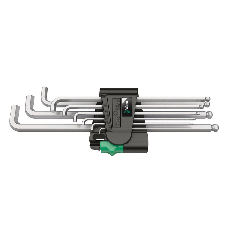 Wera 05073594001 Sechskantschlüssel L-förmiger Inbusschlüssel-Satz Metrisch/imperial 9 Stück(e)