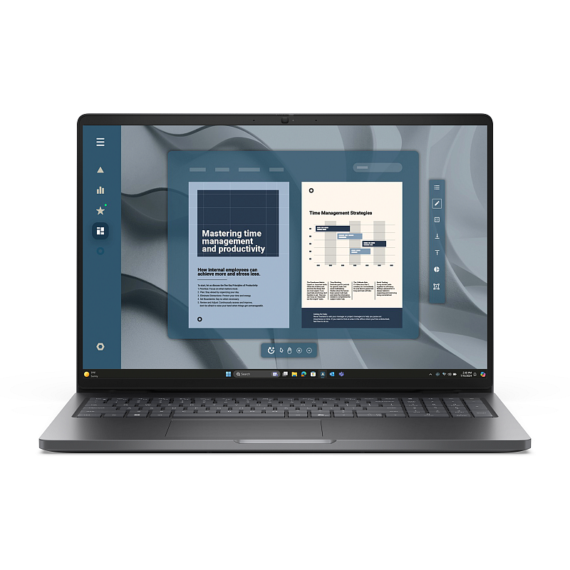 DELL Pro 16 PC16255 AMD Ryzen™ 5 PRO PRO 215 Laptop 40,6 cm (16") Full HD+ 16 GB DDR5-SDRAM 512 GB SSD Wi-Fi 6E (802.11ax) Windows 11 Pro Deutsch Schwarz