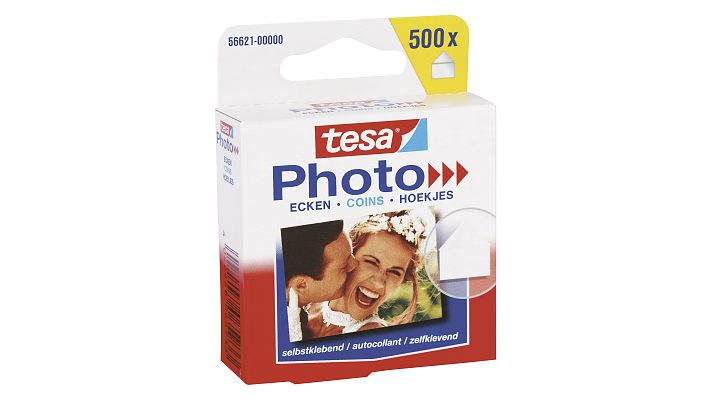 TESA 56621 Fotoecke 500 Stück(e) Weiß