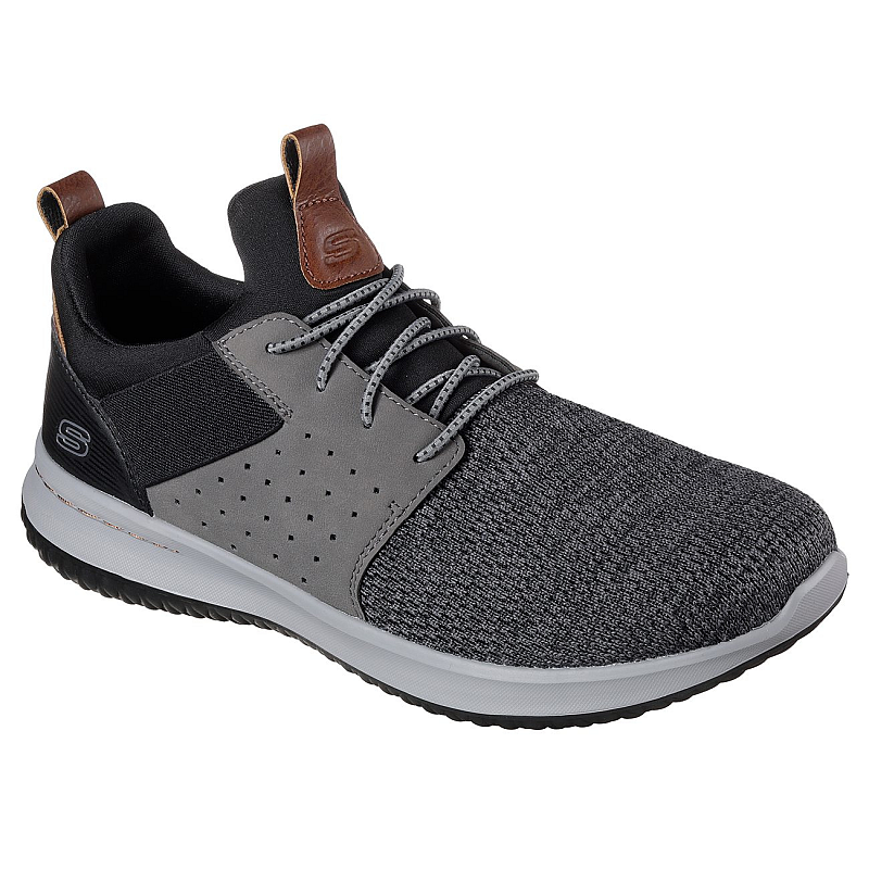 Skechers Delson - Camben Sportschuh Männlich Schwarz, Grau