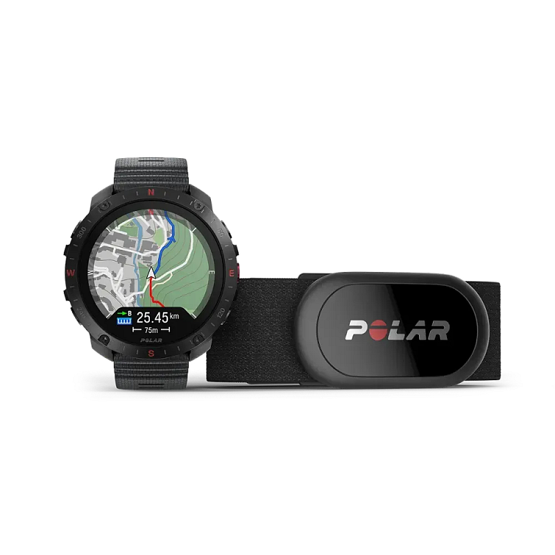 Polar Grit X2 Pro 3,53 cm (1.39") AMOLED Digital 454 x 454 Pixel Touchscreen Schwarz GPS