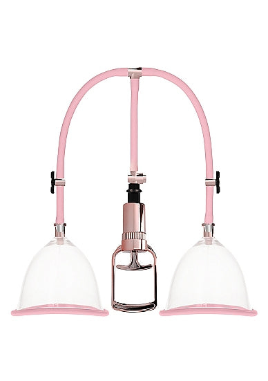 SHOTS Toys Breast Pump Set Medium Rose Gold Milchpumpe Manuell