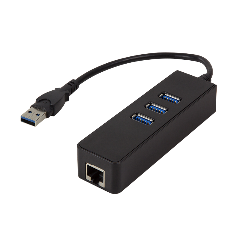 LogiLink UA0173A laptop-dockingstation & portreplikator USB 3.2 Gen 1 (3.1 Gen 1) Type-A Schwarz