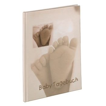 Hama Baby Diary "Baby Feel" Fotoalbum Beige 44 Blätter