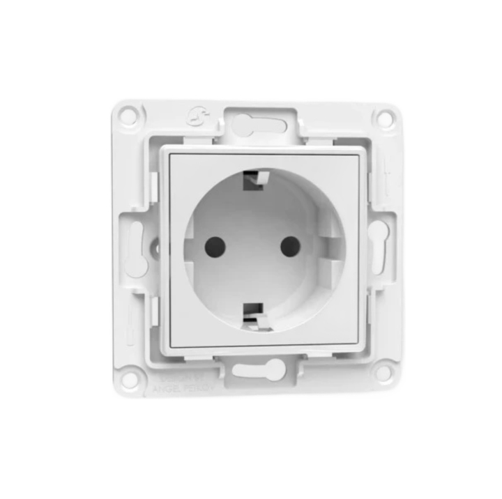 Shelly Wall Socket EU Steckdose Typ E Weiß