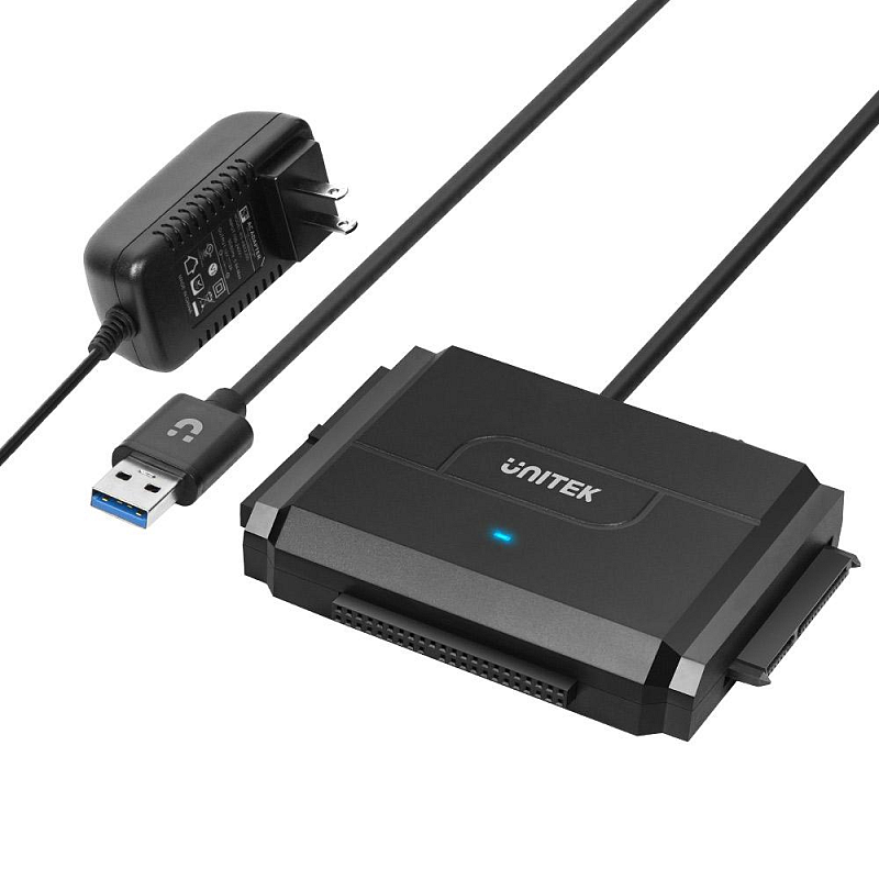 UNITEK Y-3324 Speicherlaufwerk-Docking-Station USB 3.2 Gen 1 (3.1 Gen 1) Type-A Schwarz