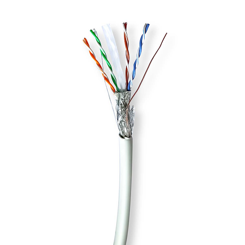 Nedis CCBG8528GY305S Netzwerkkabel Grau 305 m Cat6 S/FTP (S-STP)