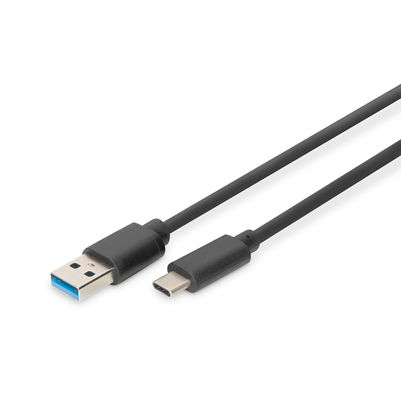 Digitus USB-C Anschlusskabel, USB-A - USB-C