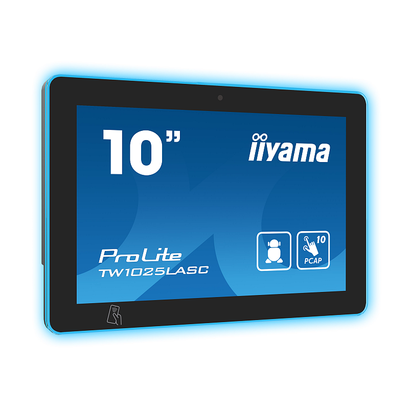 iiyama TW1025LASC-B1PNR Besprechungsraum-Display 25,6 cm (10.1") 1280 x 800 Pixel LED Wi-Fi 4 (802.11n), 802.11g, 802.11b Schwarz Kunststoff Bluetooth