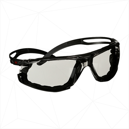 3M SecureFit 500 Series Schutzbrille Kunststoff Schwarz