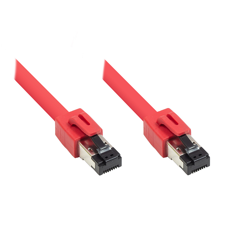Alcasa 8080-075R Netzwerkkabel Rot 7,5 m Cat8.1 S/FTP (S-STP)