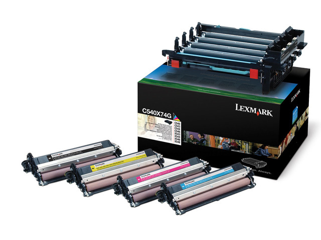 Lexmark C540X74G Tonerkartusche Original Schwarz, Cyan, Magenta, Gelb