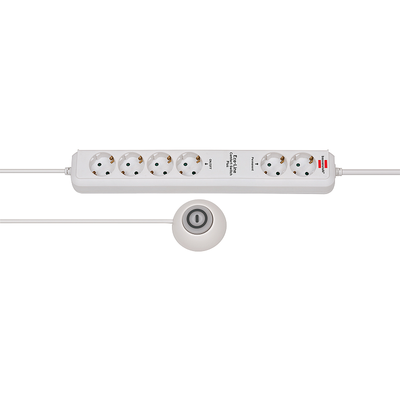 Brennenstuhl EL CSP 24 DE 3676 Weiß 6 AC-Ausgänge 230 V 1,2 m