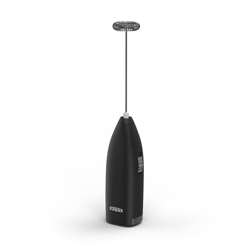 Xavax 00111258 Milchschäumer/-wärmer Handlicher elektrischer Milchaufschäumer Schwarz