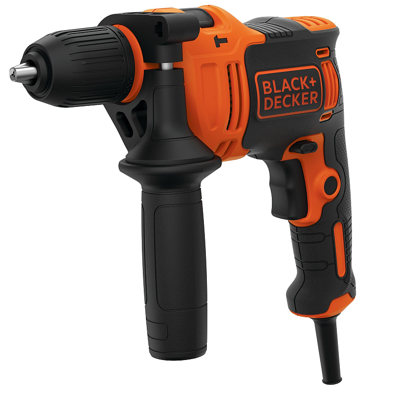 Black & Decker BEH710-QS Bohrmaschine 2800 RPM Schwarz, Orange