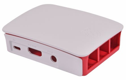 Raspberry Pi 2519567 Zubehör für Entwicklungsplatinen Behausung Rot, Weiß