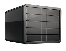 HAN 21551-13 Büro-Schubladenschrank Schwarz