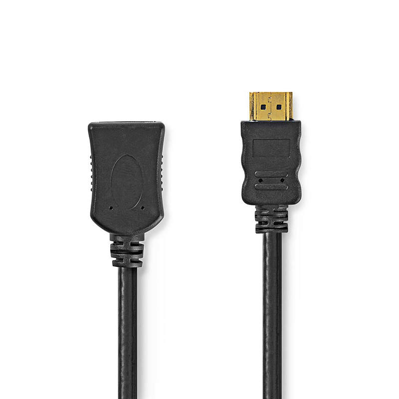 Nedis CVGL34090BK10 HDMI-Kabel 1 m HDMI Typ A (Standard) Schwarz