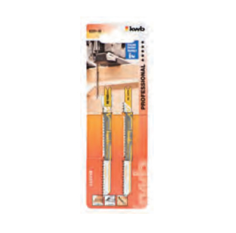 kwb 620630 Sägeblatt für Stichsägen, Laubsägen & elektrische Sägen Stichsägeblatt Bimetallisch 2 Stück(e)