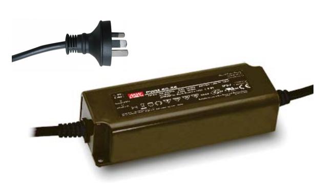 MEAN WELL PWM-60-24 Netzteil & Spannungsumwandler Universal 60 W Schwarz