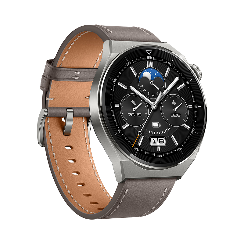 Huawei WATCH GT 3 Pro 3,63 cm (1.43") AMOLED 46 mm Digital 466 x 466 Pixel Touchscreen 4G Titan GPS