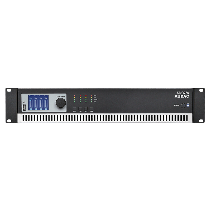 AUDAC SMQ750 Audioverstärker 4.0 Kanäle Schwarz