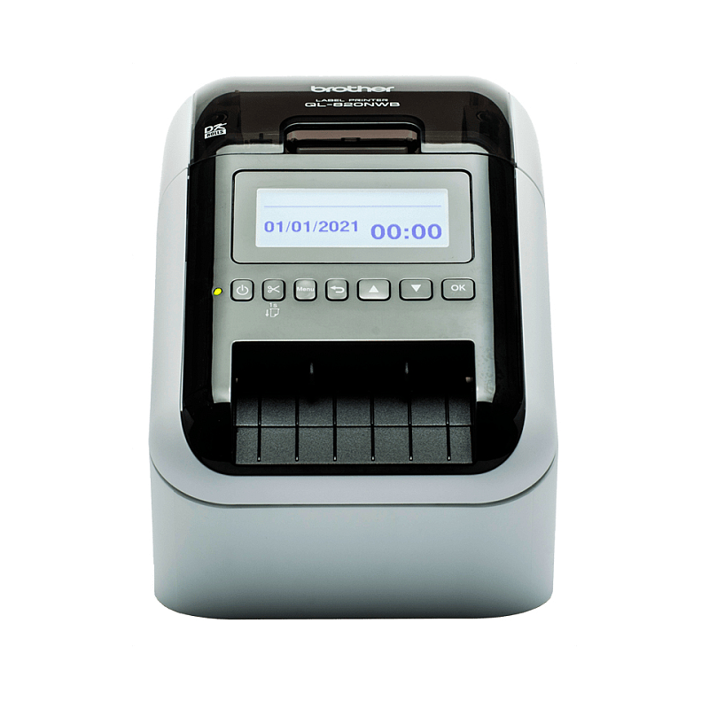 Brother QL-820NWBVMXX1 Etikettendrucker Thermodirekt Farbe 300 x 600 DPI 176 mm/sek Verkabelt & Kabellos Ethernet/LAN DK WLAN Bluetooth