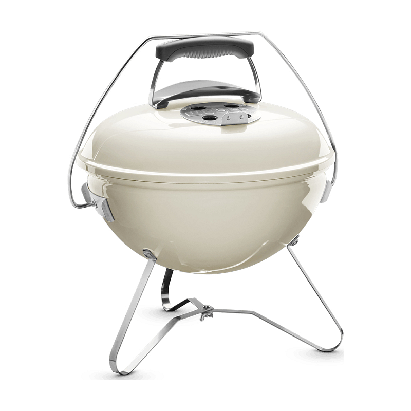 Weber Smokey Joe Grill Kessel Holzkohle Elfenbein