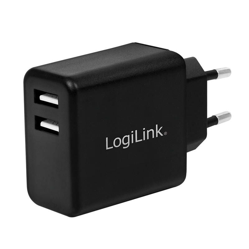 LogiLink PA0210 Ladegerät für Mobilgeräte Universal Schwarz AC Drinnen