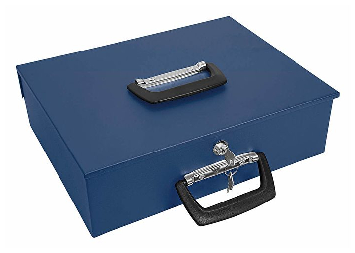 Wedo 150 100803 Geld- & Kartenkassette Stahl Blau