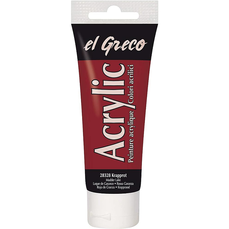 KREUL 28328 Acrylfarbe 75 ml Rot Tube