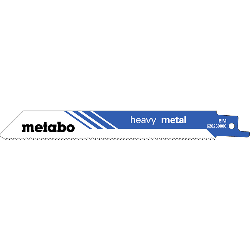 Metabo 628260000 Sägeblatt für Stichsägen, Laubsägen & elektrische Sägen Säbelsägeblatt Bimetallisch 5 Stück(e)