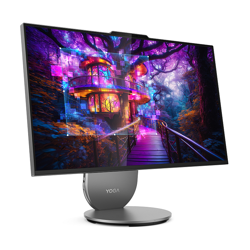 Lenovo Yoga AIO 27IAH10 Intel Core Ultra 9 285H 68,6 cm (27") 2560 x 1440 Pixel Touchscreen All-in-One-PC 32 GB LPDDR5x-SDRAM 1 TB SSD Windows 11 Pro Wi-Fi 7 (802.11be) Grau