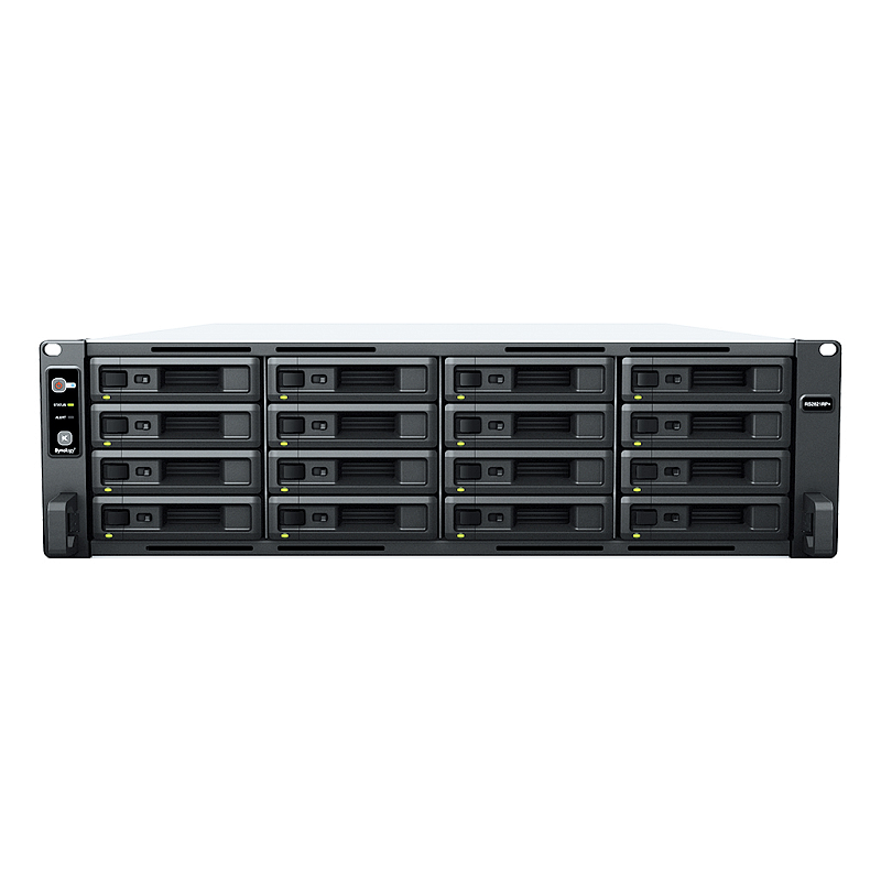 Synology RackStation RS2821RP+ NAS & Speicherserver Rack (3U) Ryzen Embedded V1500B 4 GB DDR4 0 TB DiskStation Manager Schwarz
